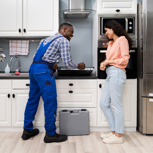 can you provide an estimate for cooktop repair before beginning any work in Bluff City KS